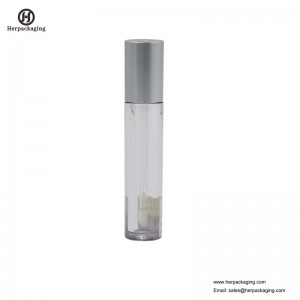 HCL309 Clear Plastic Empty lip gloss tubes for colour cosmetic products flocked lip gloss applicators